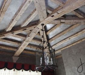 How to Distress  and Finish Wood Beams in 3 Steps