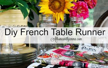 Un dulce camino de mesa de inspiración francesa