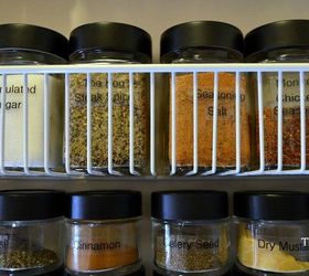32 space saving storage ideas that ll keep your home organized, Use jars to organize your spices