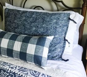 30 stylish update ideas you ll want to use for your bedroom, Make your own pillow shams