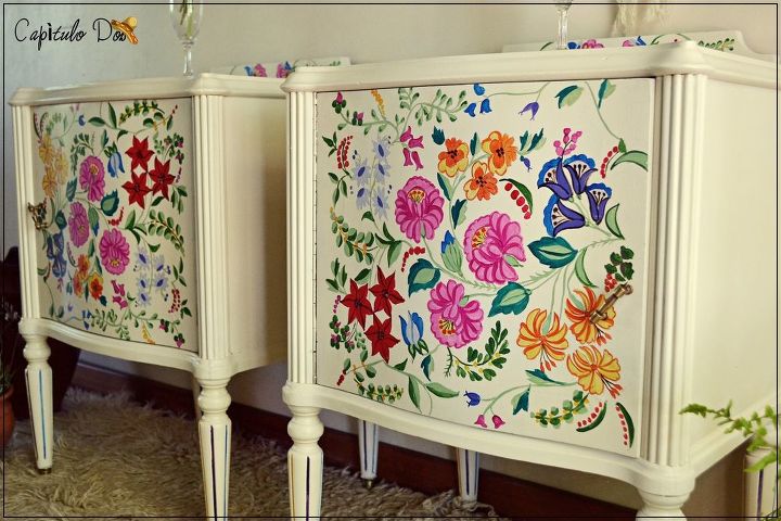 30 stylish update ideas you ll want to use for your bedroom, Add a pattern to your bedroom furniture