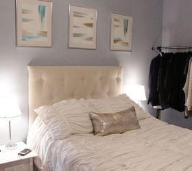 30 stylish update ideas you ll want to use for your bedroom, Create your own tufted headboard