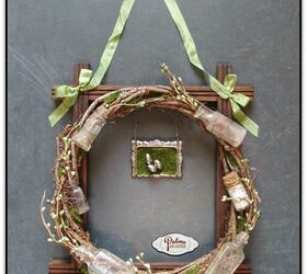 s 31 fabulous wreath ideas that will make your neighbors smile, Include some of your vintage collection