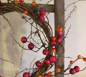 s 31 fabulous wreath ideas that will make your neighbors smile, Create a rustic berry wreath
