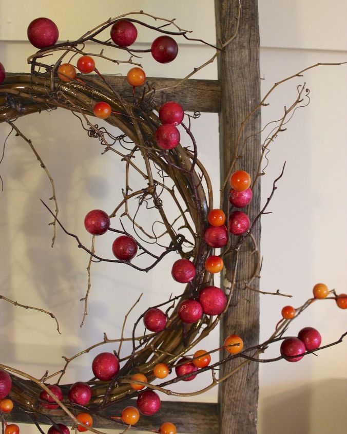 s 31 fabulous wreath ideas that will make your neighbors smile, Create a rustic berry wreath