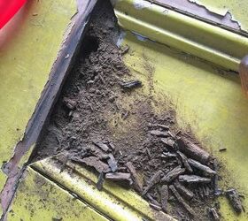 q how do you get ants out of an old door i bought i have used pyrethrum