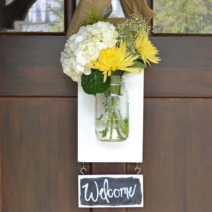 30 great mason jar ideas you have to try, Mason Jar Hanging Vase