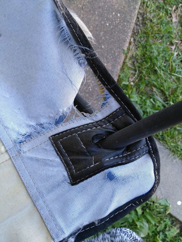 q how to replace canvas in camp chair