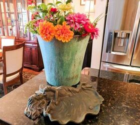 upcycle plastic flower pots into high end decor