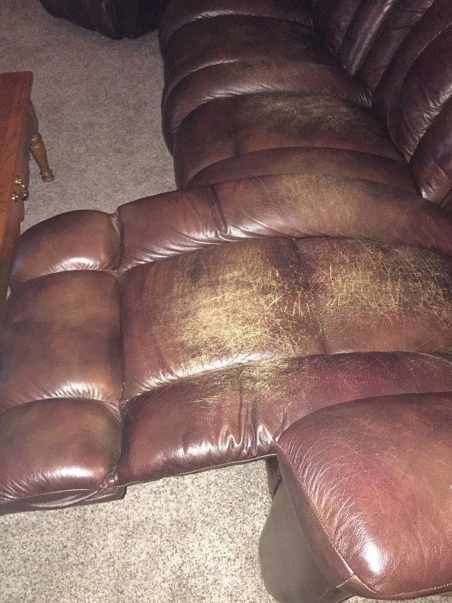 q can anything be done to salvage the looks of a worn leather couch