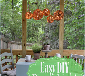 30 unbelievable backyard update ideas, Hang a rustic grapevine luminary