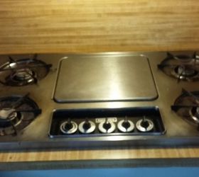 can a counter gas stove top be painted