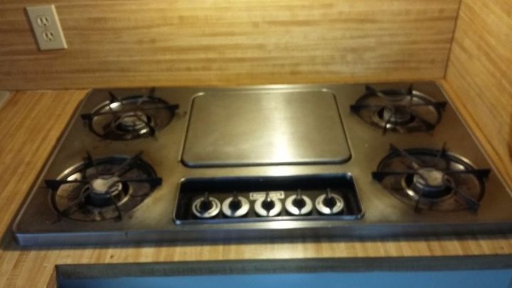 can a counter gas stove top be painted