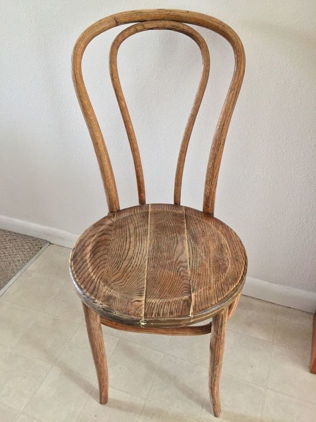 cheery chalk paint chair from 5 vintage find, 5 Thrift Store Chair Arrives Home