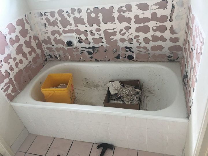 renovao de banheiro em mosaico de pedra balinesa