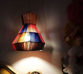 s 16 gorgeous ways to transform your blah lamp, Transition A Tomato Cage To A Lamp Pendant