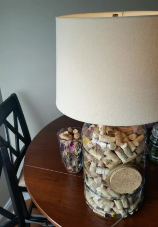 s 16 gorgeous ways to transform your blah lamp, Gather Wine Corks For A Vino Themed Lamp