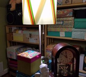 s 16 gorgeous ways to transform your blah lamp, Wrap Colorful Ribbon Around The Shade