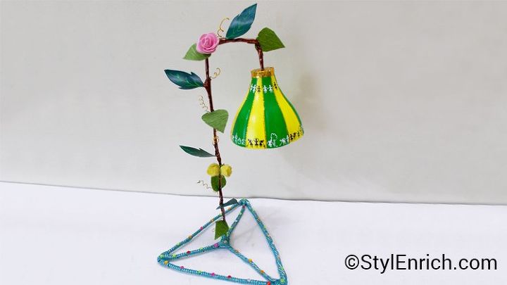 s 16 gorgeous ways to transform your blah lamp, Cut A Coke Bottle For A Plastic Lampshade