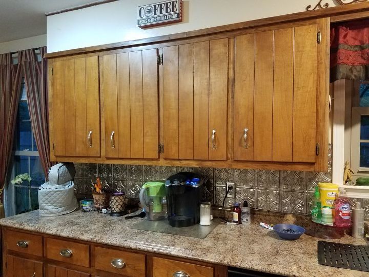 q what can i do to update my cabinets on a tight budget