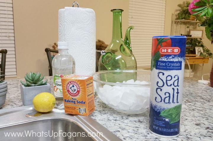 clean sharpen and deodorize your garbage disposal