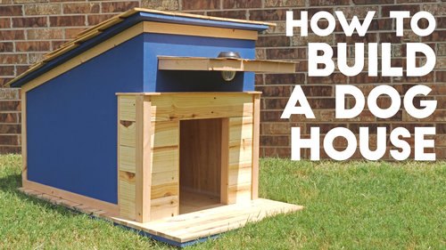 construir una casa de perro moderna