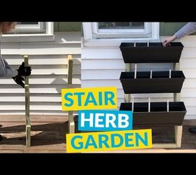 s 15 spunky ways to transform your boring af planters, Raise Your Planter With Stairs