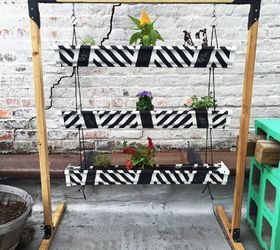s 15 spunky ways to transform your boring af planters, Put Your Plants In The Gutter