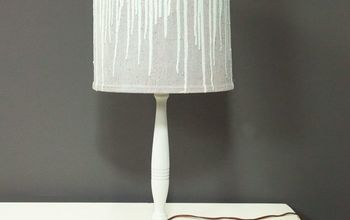DIY Drip Lampshade Makeover
