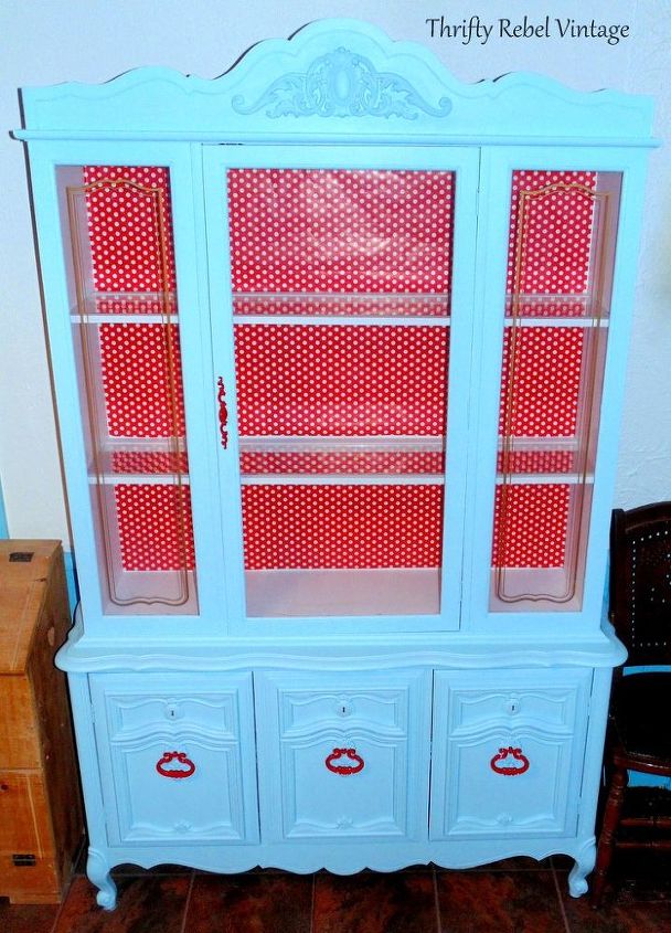 s get magazine ready china cabinets by using the best tool yourself, Spread 1 Gift Wrap On The China Cupboard