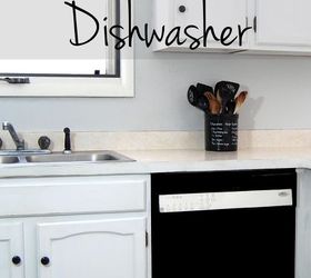 s 31 update ideas to make your kitchen look fabulous, Transform your dishwasher with paint
