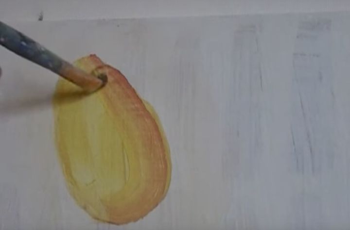 how to paint a pear with acrylic paint 4 easy steps for the beginner