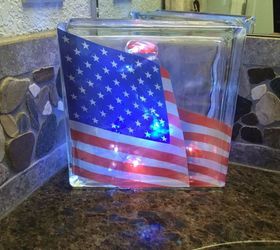 patriotic light up glass block