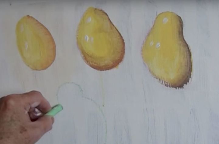 how to paint a pear with acrylic paint 4 easy steps for the beginner