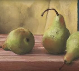 How to Paint a PEAR With Acrylic Paint, 4 Easy Steps, for the Beginner