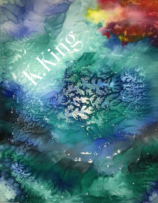 30 creative painting techniques ideas you must see, Create an ocean coral effect