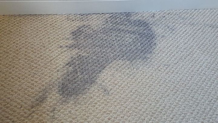 q spilled gray paint on light carpet can carpet be fixed