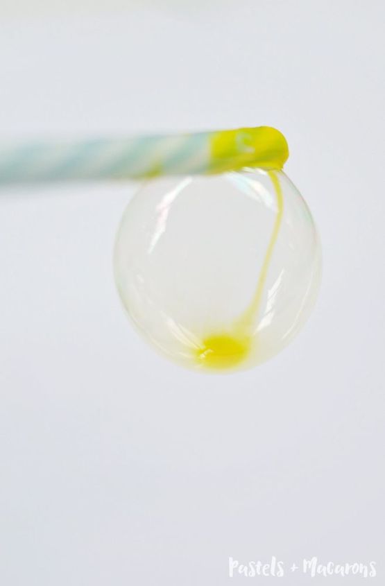 30 creative painting techniques ideas you must see, Blow bubbles with paint