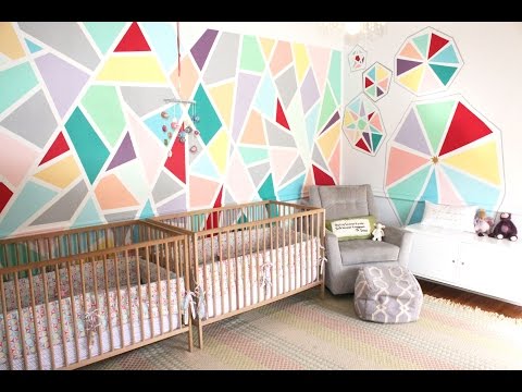 30 creative painting techniques ideas you must see, Paint a mosaic colored wall