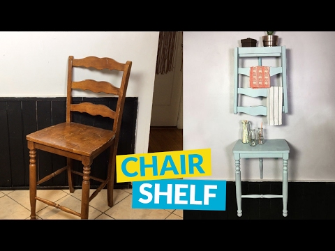 s 10 unusual shelving projects to practice on today, Don t Take A Seat And Hang The Chair