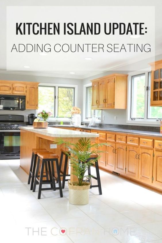 Extending Our Island To Add Counter Seating Hometalk Extending Our Island To Add Counter Seating