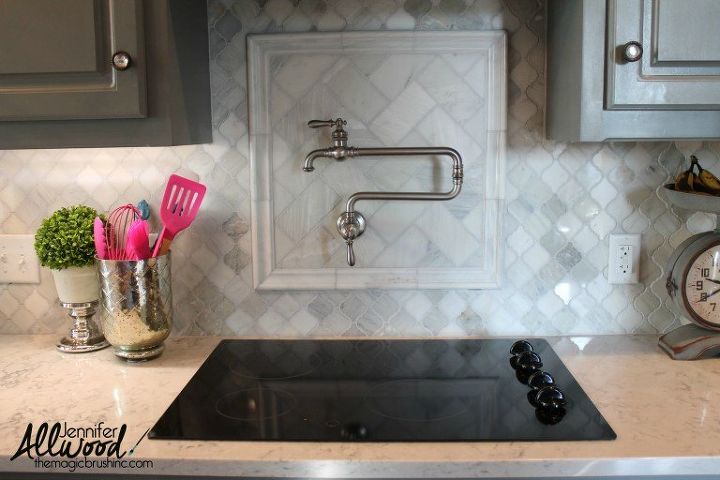 s these 15 backsplash ideas are pinterest fail safe and are oh so pretty, Coat Herringbone Tile For A Sleek Appearance