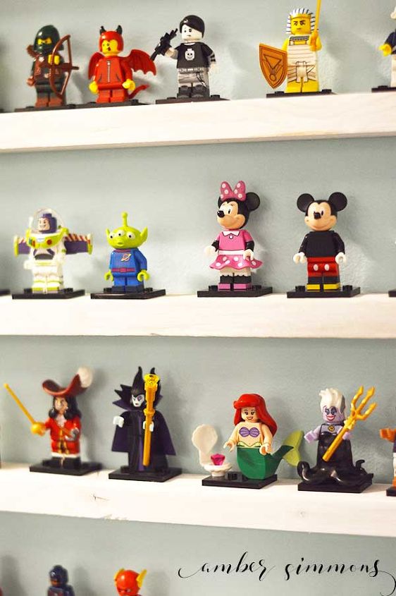 5 diy lego minifigure shelf
