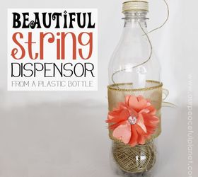 s 30 useful ways to reuse plastic bottles, Use them as string dispensers for crafting