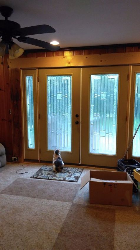 q need help with these doors should i paint them and if so what color