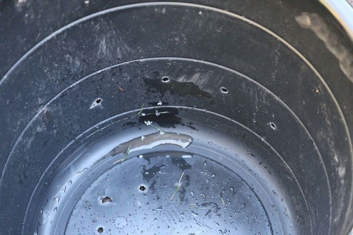 underground ez access hose storage for less than 10, drainage holes