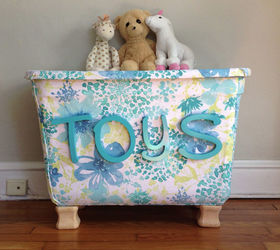 s 32 space saving storage ideas that ll keep your home organized, Transition a bin to a toy bin