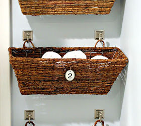 s 32 space saving storage ideas that ll keep your home organized, Hang window boxes on the bathroom wall