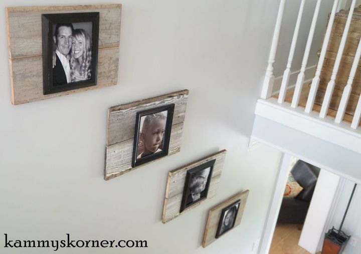 s treasure these 15 photo projects for years to come, Line The Stairs with Reclaimed Wood Photos