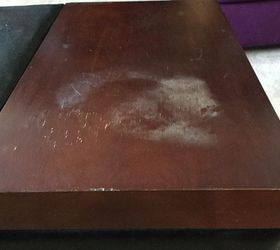 quickly remove heat stains from wood